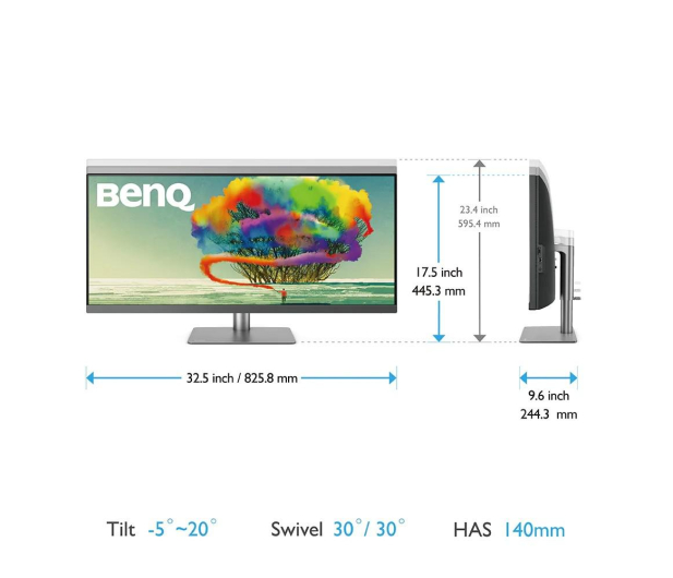 BenQ PD3420Q - 744056 - zdjęcie 5